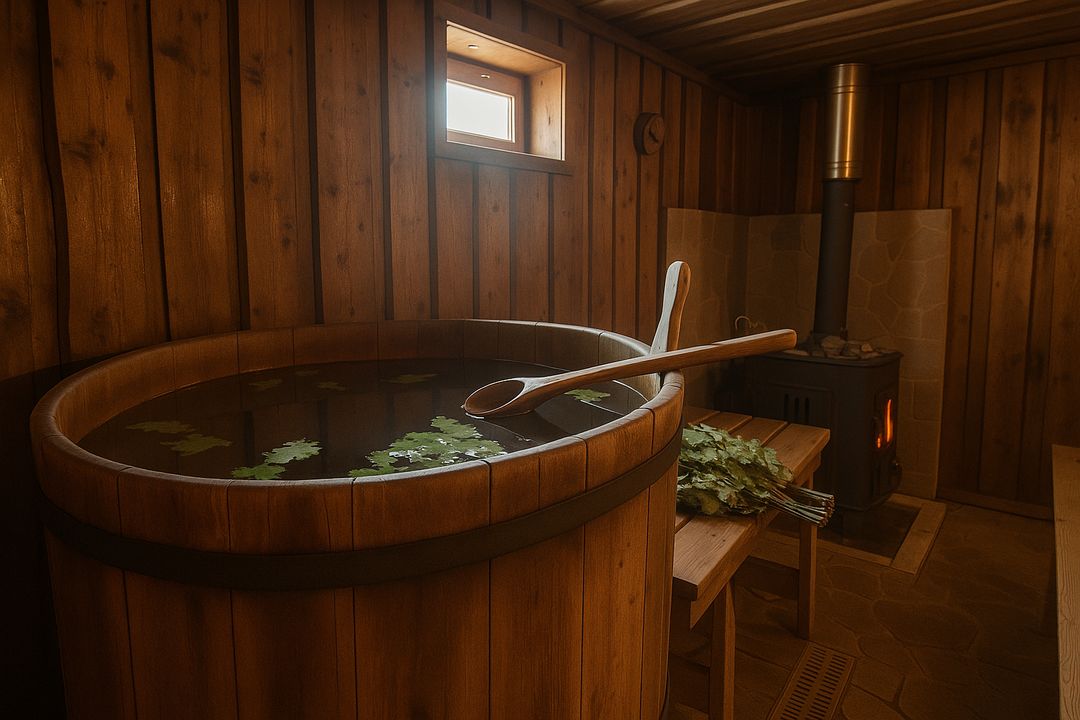 Купель в бане - назначение и виды