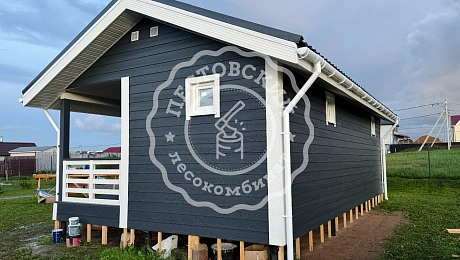 Завершили строительство бани 5х9 м