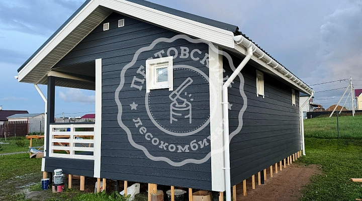 Завершили строительство бани 5х9 м
