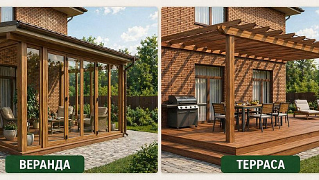 Терраса и веранда - без лишних сложностей